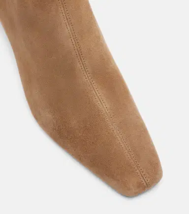 Tory Burch Georgia T Monogram suede ankle boots | Thumbnail 3 Tory Burch Georgia T Monogram suede ankle boots | Thumbnail 3