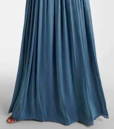 Costarellos Draped open-back jersey gown | Thumbnail 5