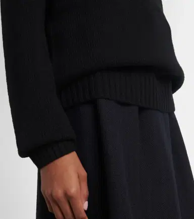 Prada Logo wool and cashmere sweater | Thumbnail 2