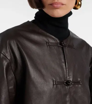 RÓHE Róhe Marie leather jacket | Thumbnail 3 RÓHE Róhe Marie leather jacket | Thumbnail 3