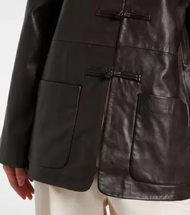 RÓHE Róhe Marie leather jacket | Thumbnail 4 RÓHE Róhe Marie leather jacket | Thumbnail 4