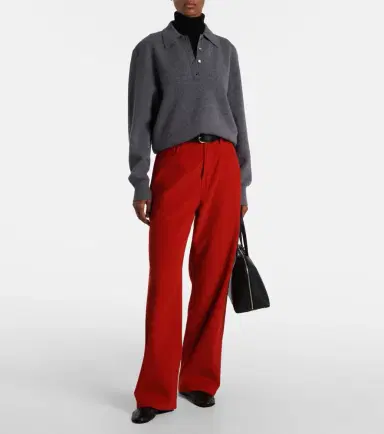 RÓHE Róhe Cotton corduroy wide-leg pants | Thumbnail 3 RÓHE Róhe Cotton corduroy wide-leg pants | Thumbnail 3