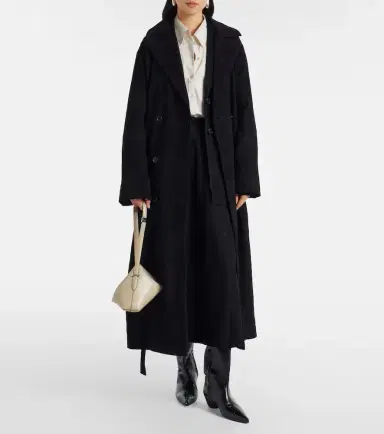 RÓHE Róhe Suede wrap coat | Thumbnail 3 RÓHE Róhe Suede wrap coat | Thumbnail 3