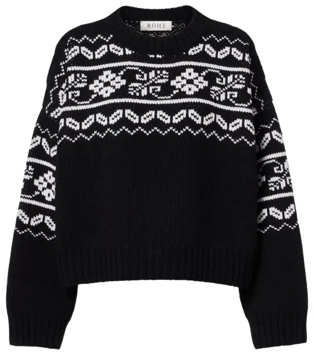 Rohe Róhe Fair Isle wool sweater