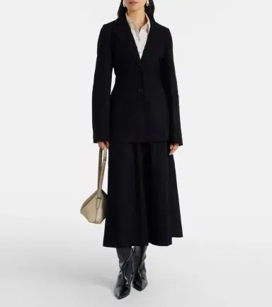 Rohe Róhe Suede midi skirt | Thumbnail 4