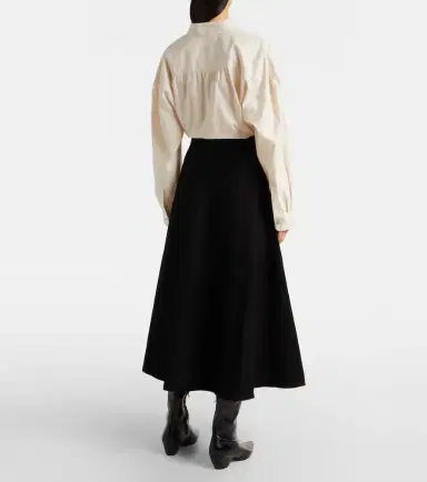 Rohe Róhe Suede midi skirt | Thumbnail 5