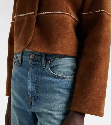 Velvet Kelly cropped jacket | Thumbnail 3