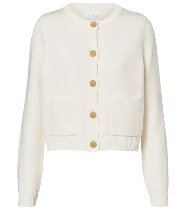 Velvet Mahal cotton and cashmere cardigan