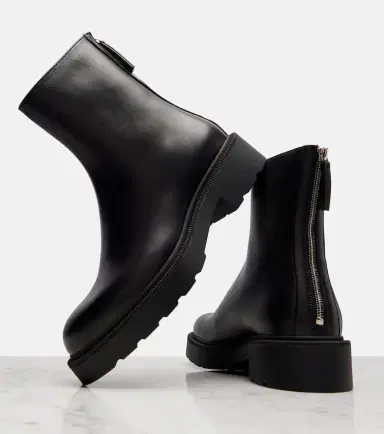 The Row Nobilis Fast leather ankle boots | Thumbnail 3