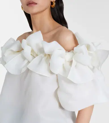 Carolina Herrera Off-shoulder silk top | Thumbnail 5 Carolina Herrera Off-shoulder silk top | Thumbnail 5