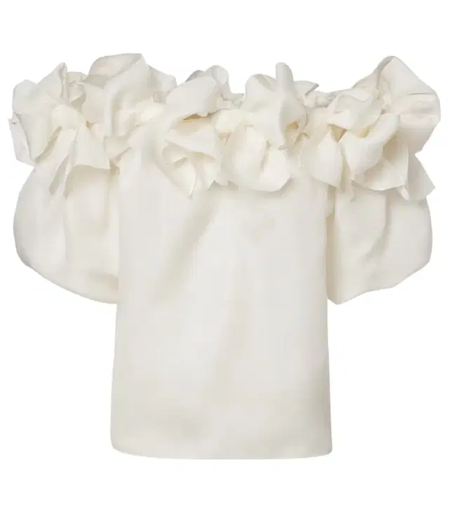 Carolina Herrera Off-shoulder silk top