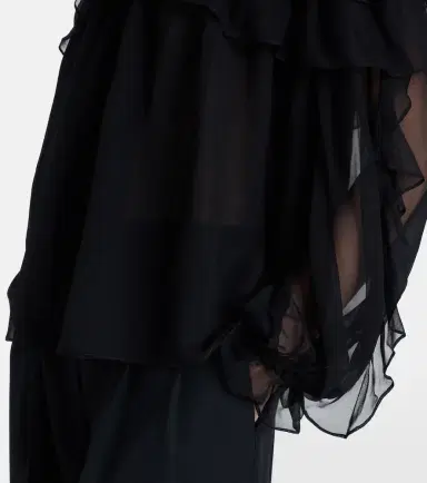 Carolina Herrera Floral-appliqué silk tulle top | Thumbnail 2 Carolina Herrera Floral-appliqué silk tulle top | Thumbnail 2