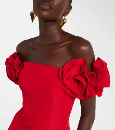 Carolina Herrera Off-shoulder silk cocktail dress | Thumbnail 2 Carolina Herrera Off-shoulder silk cocktail dress | Thumbnail 2