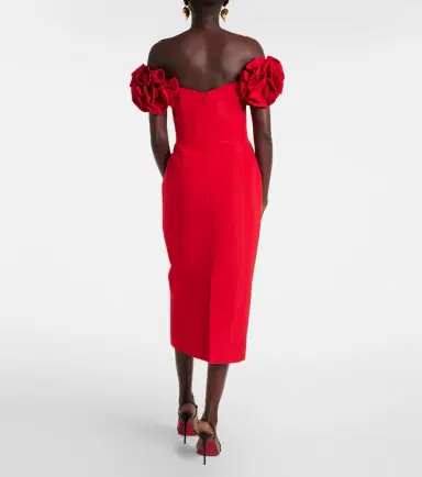 Carolina Herrera Off-shoulder silk cocktail dress | Thumbnail 5 Carolina Herrera Off-shoulder silk cocktail dress | Thumbnail 5