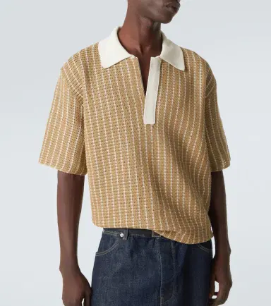 Jil Sander Knitted cotton polo shirt | Thumbnail 4