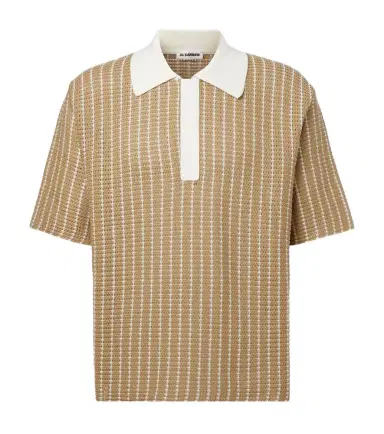Jil Sander Knitted cotton polo shirt | Thumbnail 1