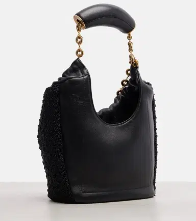 Loewe Squeeze Mini beaded leather top-handle bag | Thumbnail 3