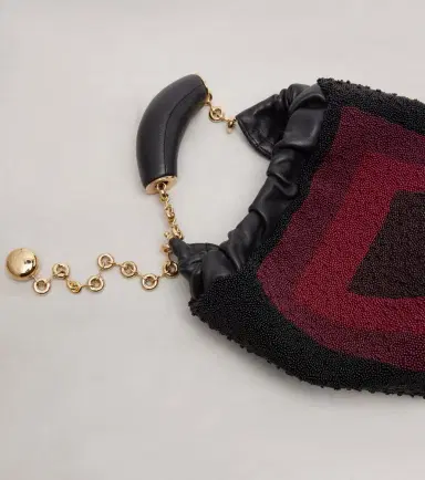 Loewe Squeeze Mini beaded leather top-handle bag | Thumbnail 4