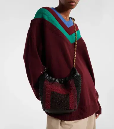 Loewe Squeeze Mini beaded leather top-handle bag | Thumbnail 6