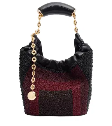 Loewe Squeeze Mini beaded leather top-handle bag | Thumbnail 1