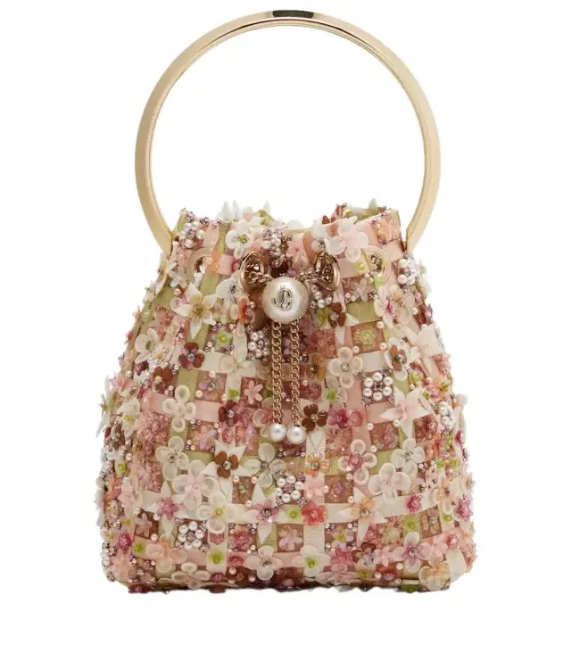 Bon Bon floral embellished bucket bag