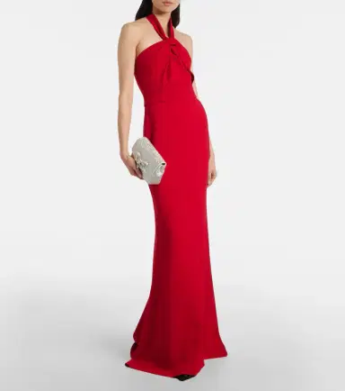 Elie Saab Draped halterneck gown | Thumbnail 6
