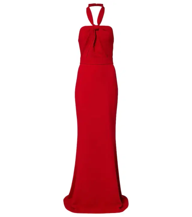 Elie Saab Draped halterneck gown