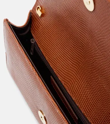 Manolo Blahnik Maygot snake-effect leather clutch | Thumbnail 3