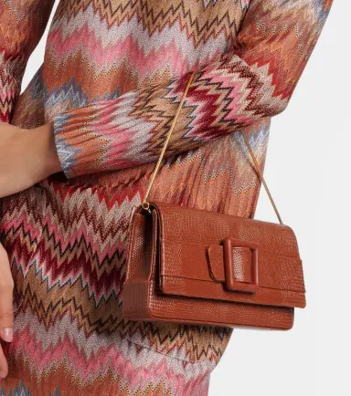 Manolo Blahnik Maygot snake-effect leather clutch | Thumbnail 6