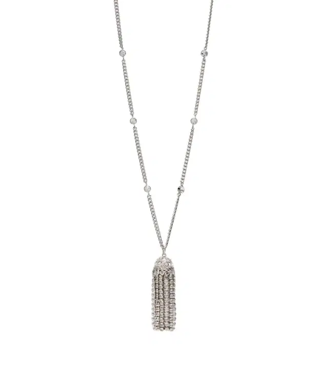 Rabanne Crystal-embellished pendant necklace