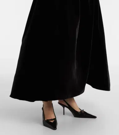 Elie Saab Belted velvet gown | Thumbnail 2