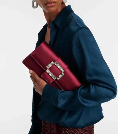 Manolo Blahnik Maycapjou embellished satin clutch | Thumbnail 4 Manolo Blahnik Maycapjou embellished satin clutch | Thumbnail 4
