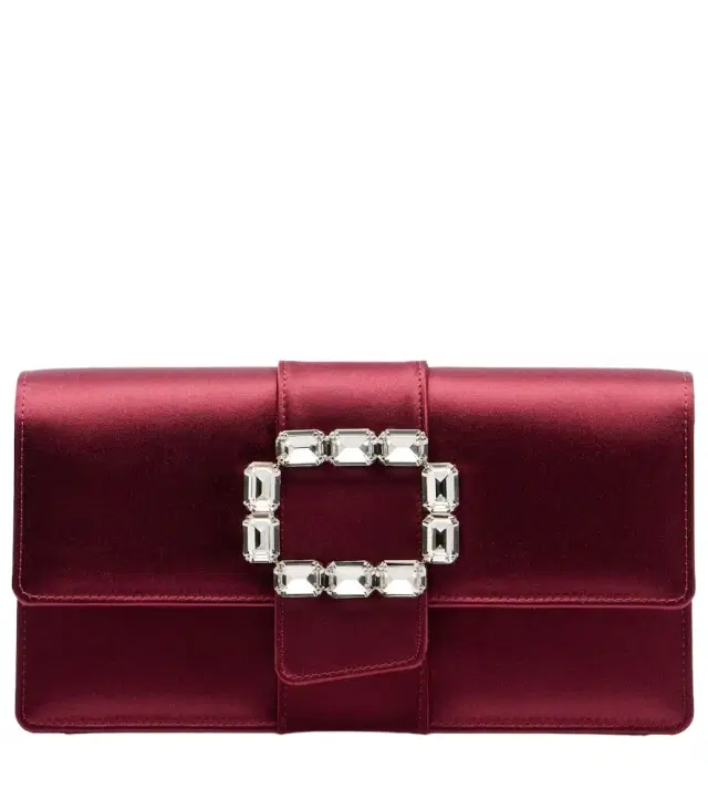 Manolo Blahnik Maycapjou embellished satin clutch