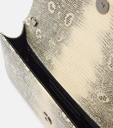 Manolo Blahnik Maygot snake-effect leather clutch | Thumbnail 2