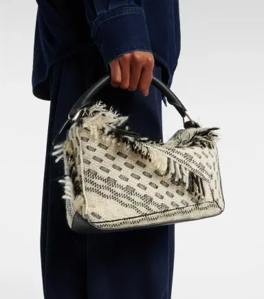 Loewe x Albers Puzzle Small leather top-handle bag | Thumbnail 5