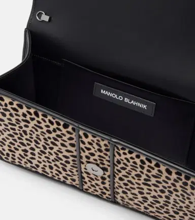 Manolo Blahnik Capri embellished calf hair clutch | Thumbnail 2