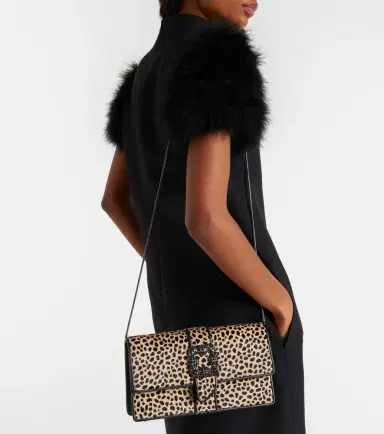 Manolo Blahnik Capri embellished calf hair clutch | Thumbnail 6