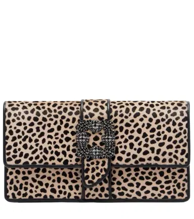 Manolo Blahnik Capri embellished calf hair clutch | Thumbnail 1