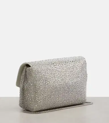 Jimmy Choo Soft Bow Mini embellished satin clutch | Thumbnail 3 Jimmy Choo Soft Bow Mini embellished satin clutch | Thumbnail 3