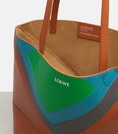 Loewe x Albers Puzzle Fold Medium leather tote bag | Thumbnail 4