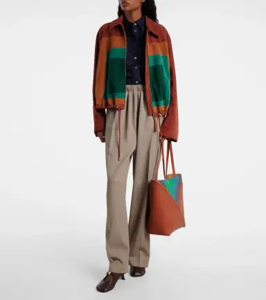 Loewe x Albers Puzzle Fold Medium leather tote bag | Thumbnail 5