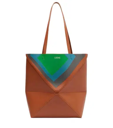 Loewe x Albers Puzzle Fold Medium leather tote bag | Thumbnail 1