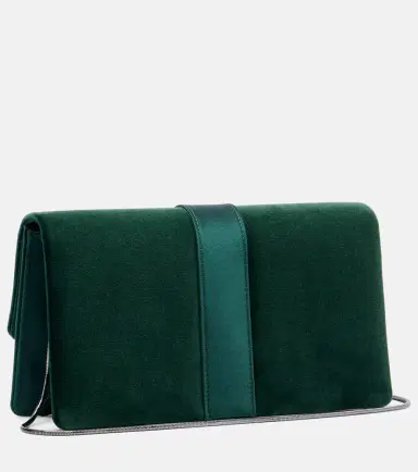 Manolo Blahnik Capri embellished velvet clutch | Thumbnail 2 Manolo Blahnik Capri embellished velvet clutch | Thumbnail 2