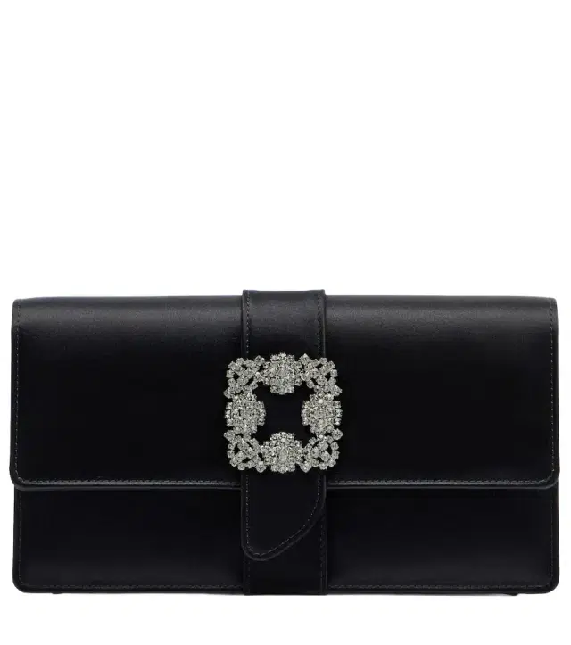 Capri embellished satin clutch