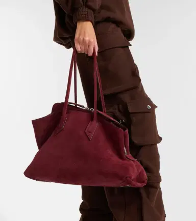 The Attico La Passeggiata Medium suede tote bag | Thumbnail 4 The Attico La Passeggiata Medium suede tote bag | Thumbnail 4