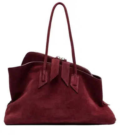 The Attico La Passeggiata Medium suede tote bag | Thumbnail 1 The Attico La Passeggiata Medium suede tote bag | Thumbnail 1