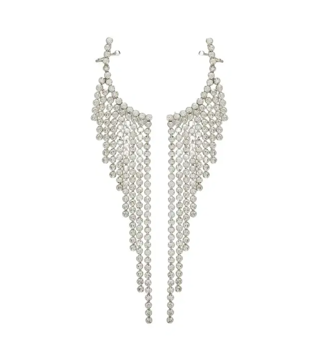 Rabanne Embellished drop earrings
