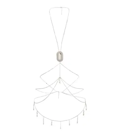 Rabanne Crystal-embellished body chain | Thumbnail 1