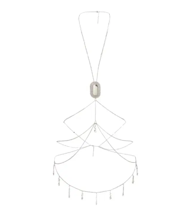Rabanne Crystal-embellished body chain