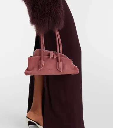 The Attico La Passeggiata Small suede tote bag | Thumbnail 4 The Attico La Passeggiata Small suede tote bag | Thumbnail 4
